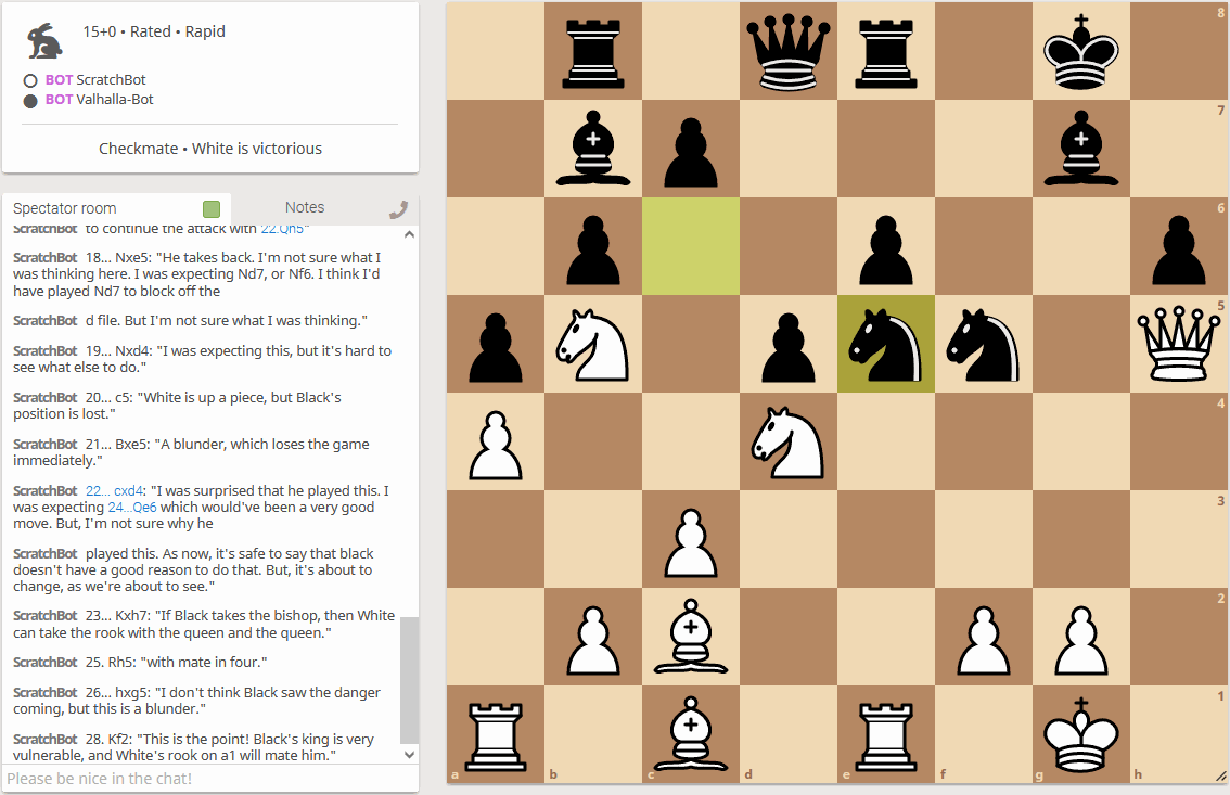 Rapid Chess Championship Bots Are Here 